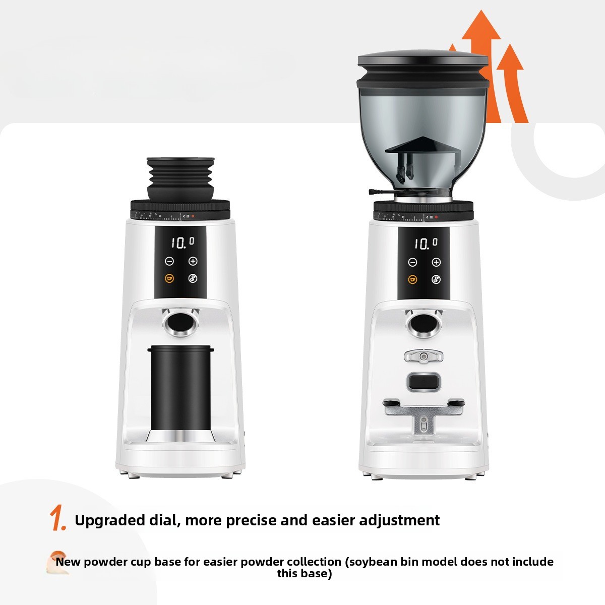 Elektryczny młynek do kawy, 10 – Coffee Grinder Burr Flat recenzja i cena
